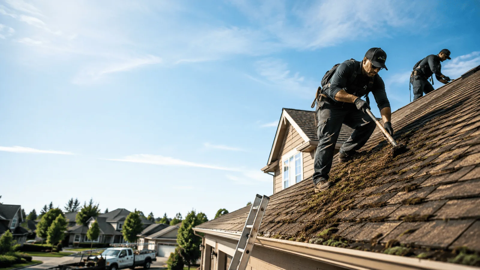 Roof Moss Removal in Wright, KS near me